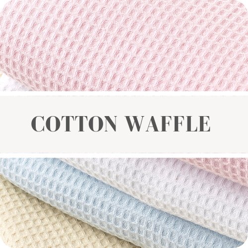 100% Cotton Waffle - Old Green – The Fabric Counter
