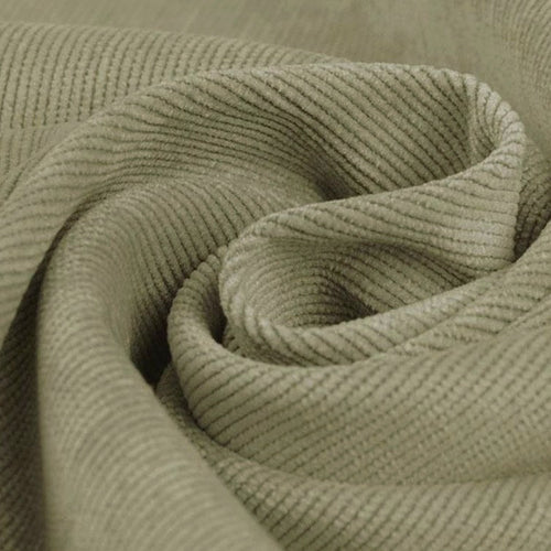 Plain Corduroy 16W - Beige (Khaki) - The Fabric Counter
