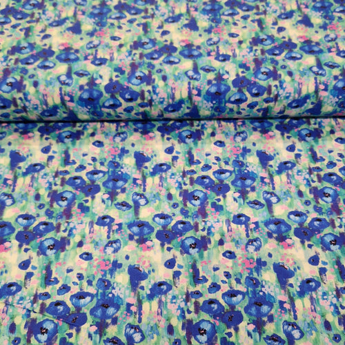 100% Cotton Print - Impressions Poppies - The Fabric Counter