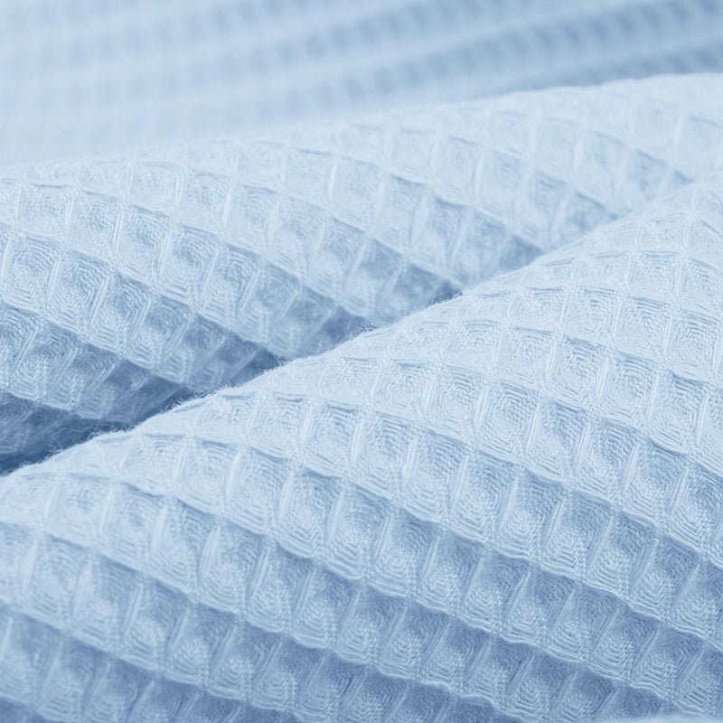 100% Cotton Waffle - Blue – The Fabric Counter
