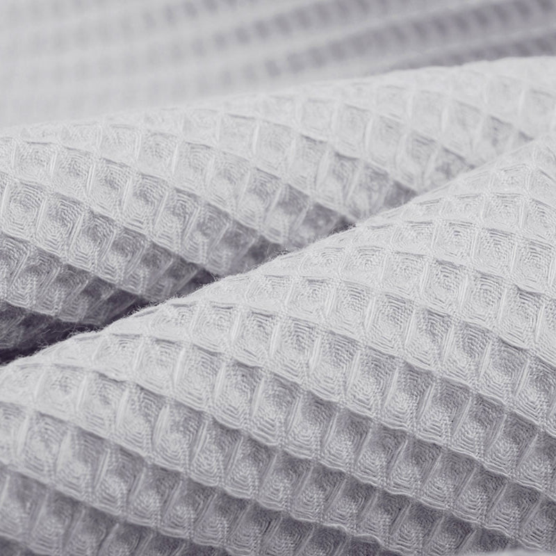 100% Cotton Waffle - Grey – The Fabric Counter