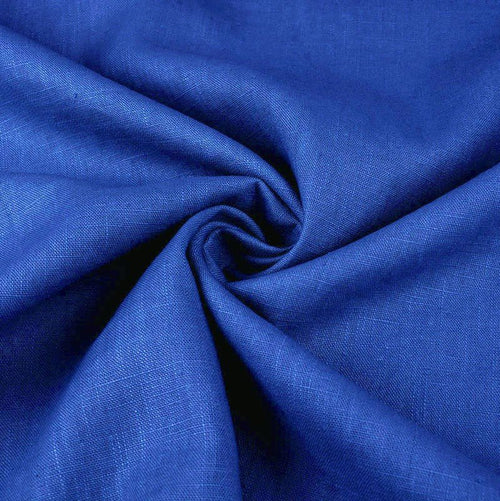 100% Linen - Royal - The Fabric Counter