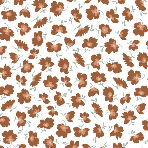 100% Viscose - Autumn Floral - The Fabric Counter