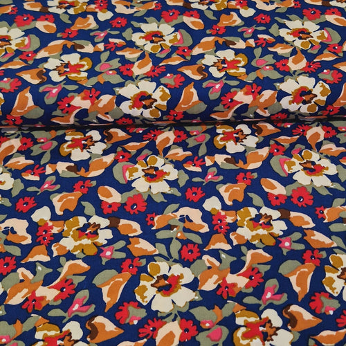 100% Viscose by Stof France - Floral - The Fabric Counter