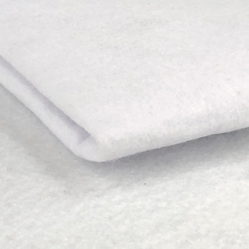 Acrylic Felt - White - The Fabric Counter