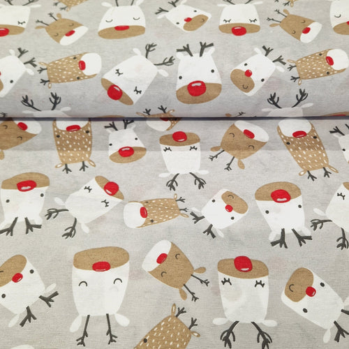 Christmas Canvas Collection - Rudolf - The Fabric Counter