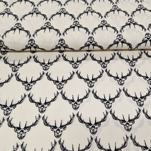 Christmas Cotton Print - Stag - The Fabric Counter