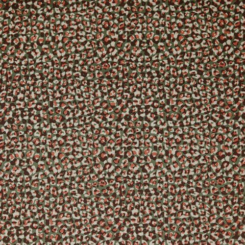 Cotton Stretch Sateen - Animal Print (Khaki) - The Fabric Counter