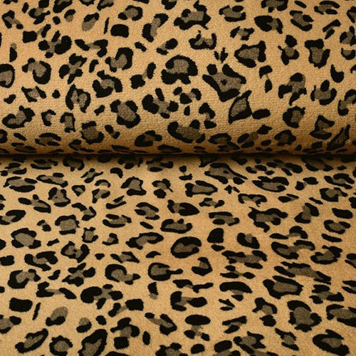 Cuddle Fleece - Leopard Print - The Fabric Counter