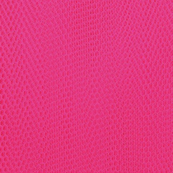 Dress Net - Fluorescent Pink - The Fabric Counter