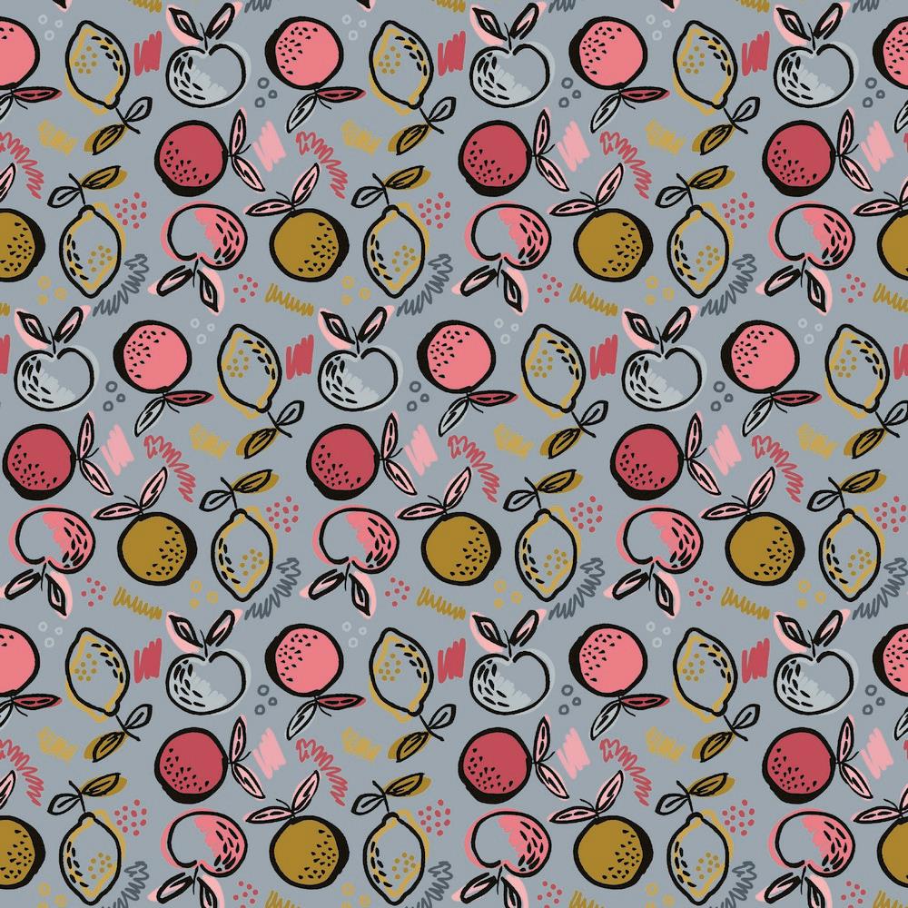 Fruity GOTS Organic Cotton Jersey The Fabric Counter