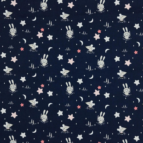 Glitter Mouse - Cotton Print - The Fabric Counter