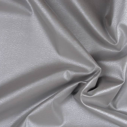Leatherette - Silver - The Fabric Counter