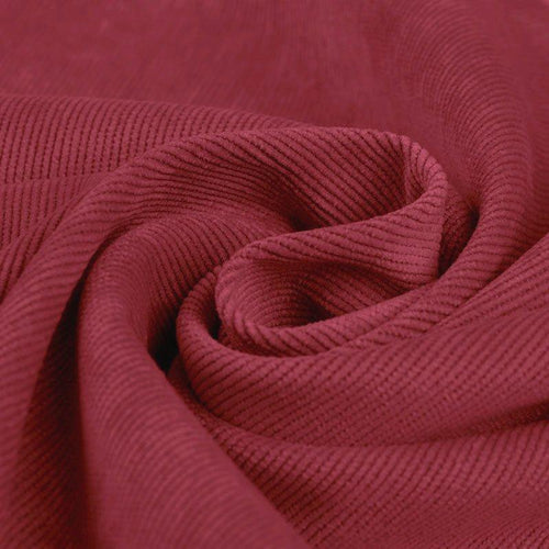 Plain Corduroy - Red - The Fabric Counter