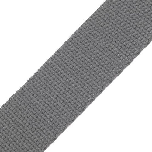 Polypropylene Webbing 25mm - Dark Grey - The Fabric Counter