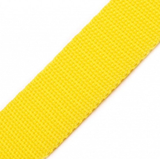 Polypropylene Webbing 25mm - Yellow - The Fabric Counter
