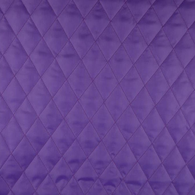 Quilted Lining - Purple - The Fabric Counter