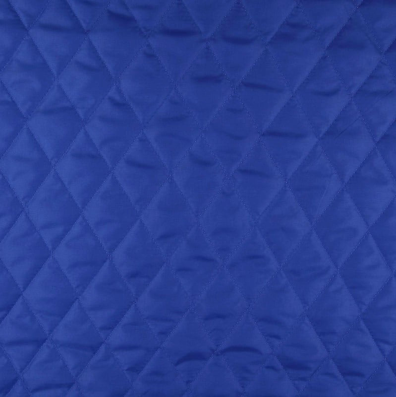 Quilted Lining - Royal - The Fabric Counter