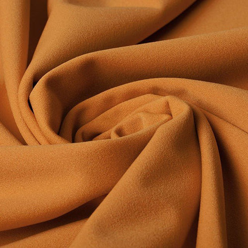 Scuba Crepe - Warm Orange - The Fabric Counter
