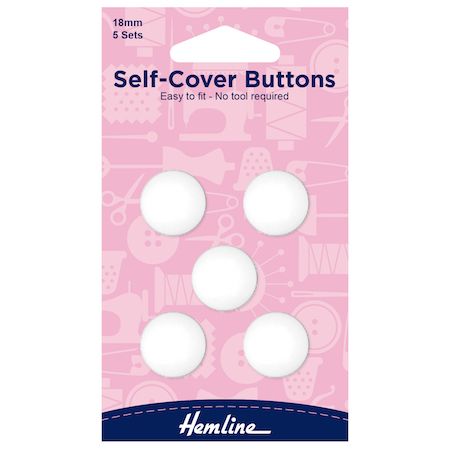 Self Cover Buttons (Various Sizes) - The Fabric Counter