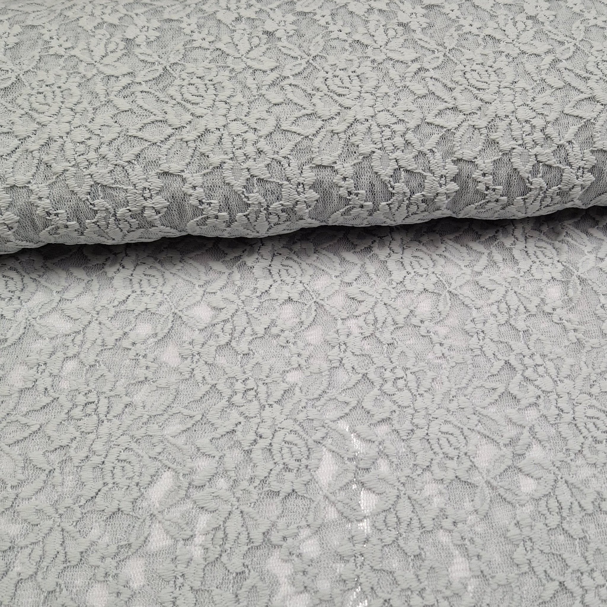 Stretch Lace Grey