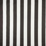 Water Resistant UV Protected Canvas - Black Charcoal Stripe - The Fabric Counter