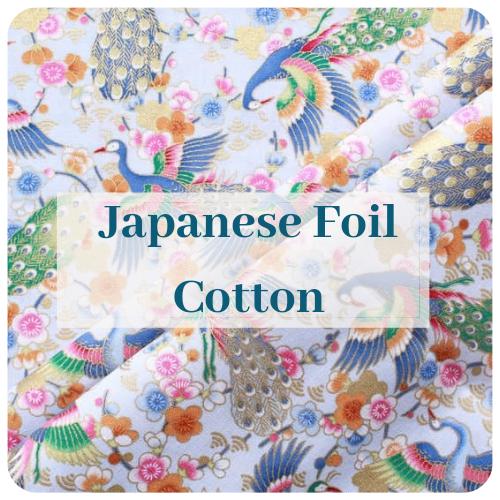Japanese Foil Cotton