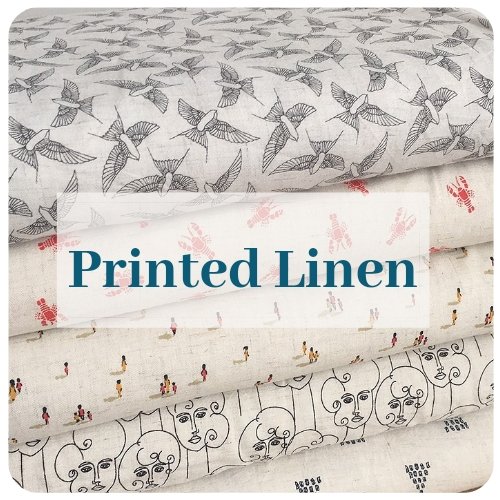 Printed Linen | The Fabric Counter