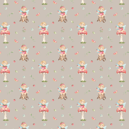 100% Cotton Digital Print - Forest Fairy - The Fabric Counter