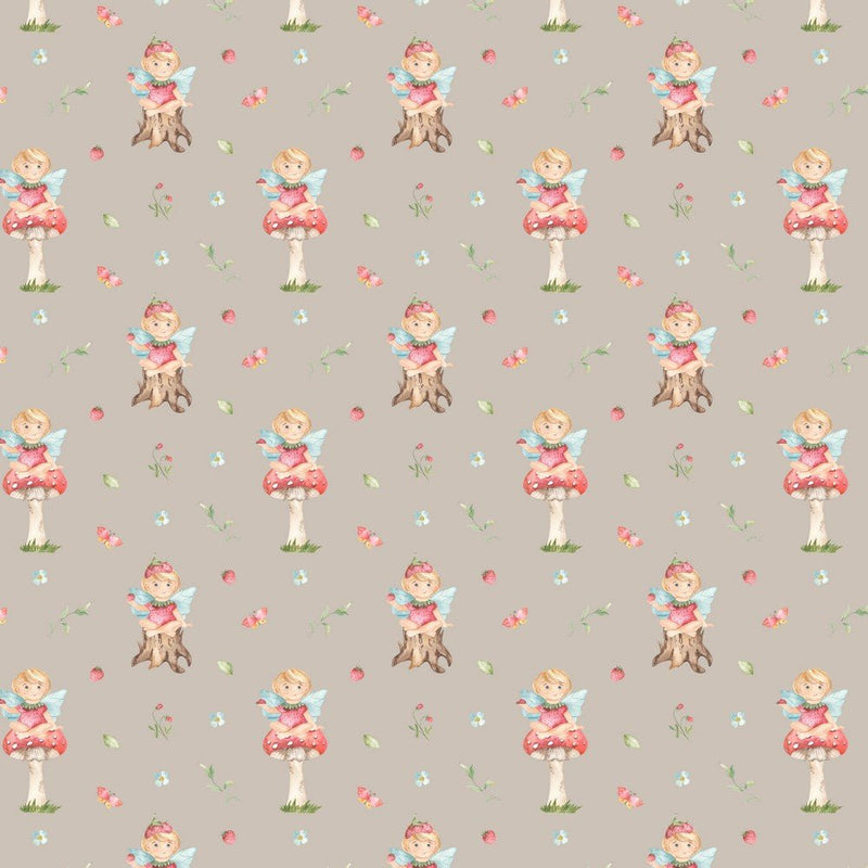 100% Cotton Digital Print - Forest Fairy - The Fabric Counter