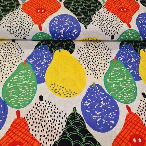 100% Cotton Digital Print - Fruit (Large Scale) - The Fabric Counter