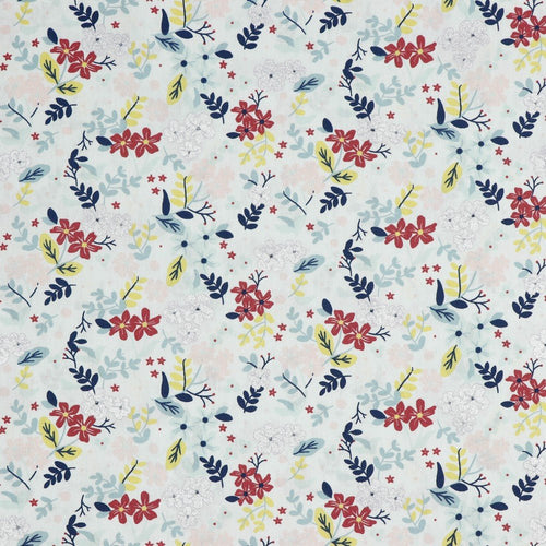 100% Cotton Digital Print - Glitter Floral - The Fabric Counter