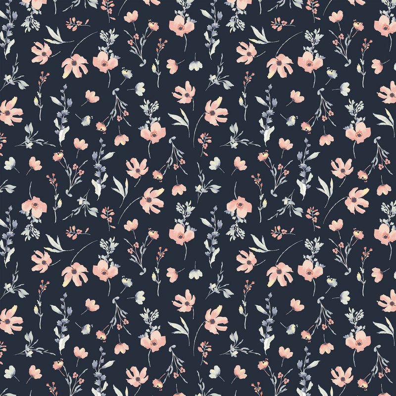 100% Cotton Print - Floral - The Fabric Counter