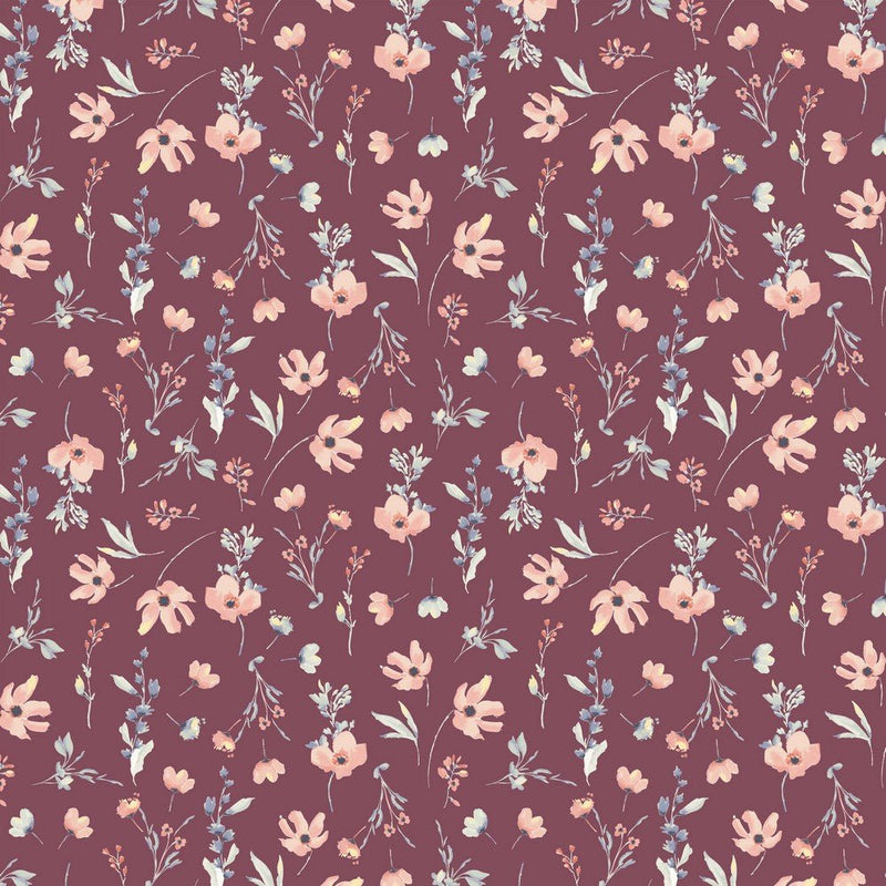 100% Cotton Print - Floral - The Fabric Counter