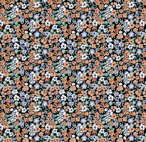 100% Cotton Print - Floral - The Fabric Counter