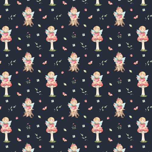 100% Cotton Print - Forest Fairy - The Fabric Counter