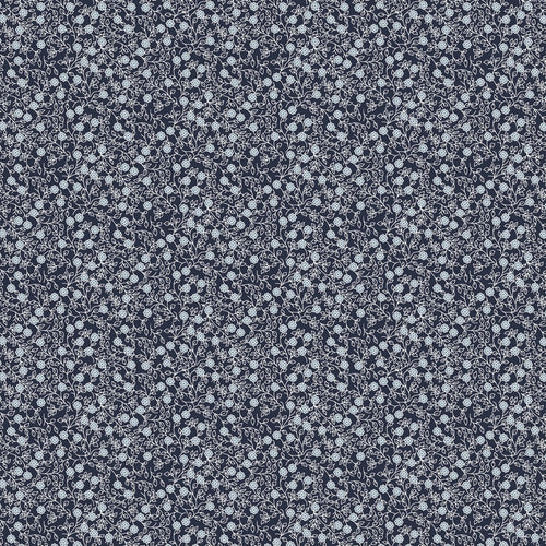 100% Cotton Print - Minimals (Navy) - The Fabric Counter