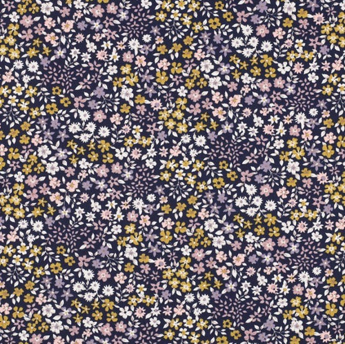 100% Cotton Print - Retro Floral - The Fabric Counter