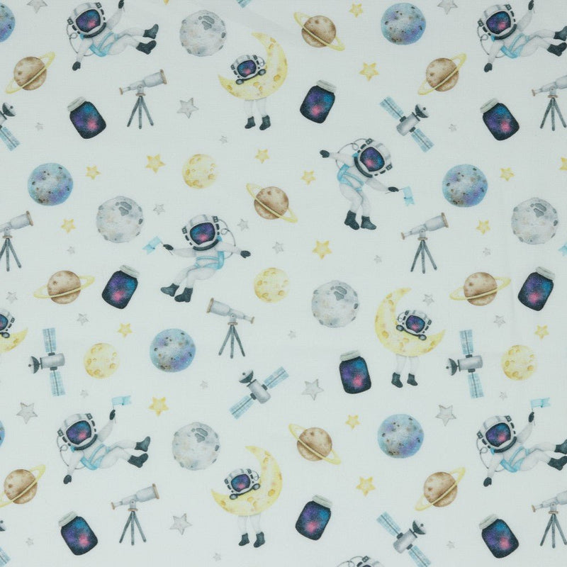 100% Cotton Print - Space - The Fabric Counter