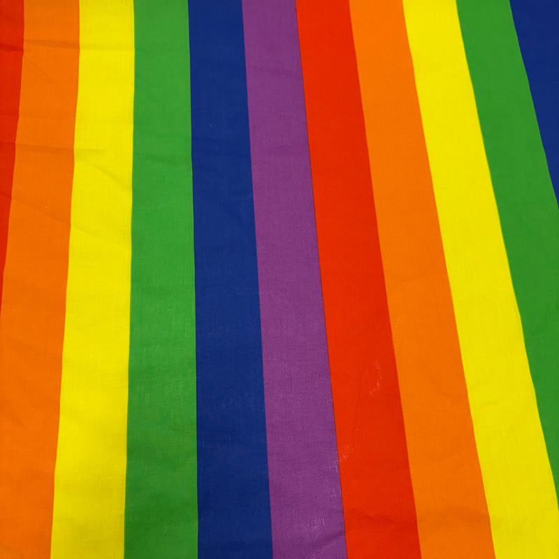 Rainbow Polycotton