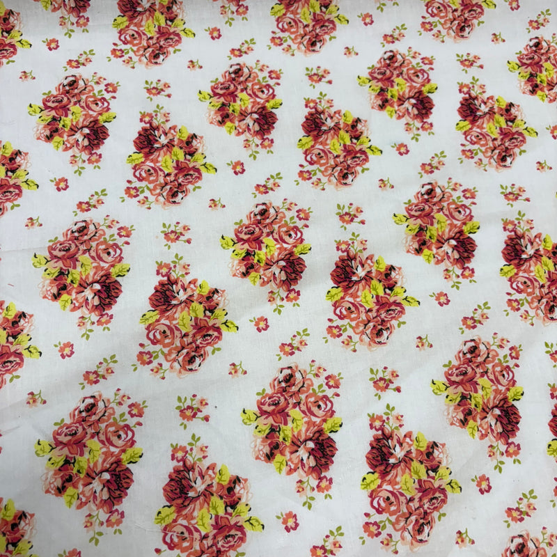 Floral Polycotton