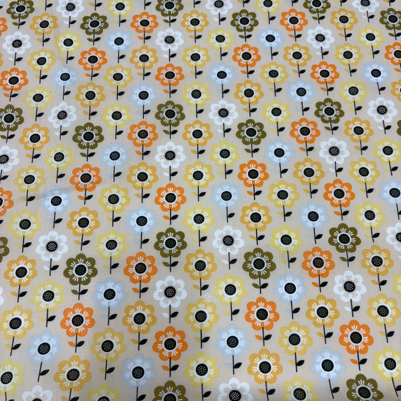 Floral Polycotton