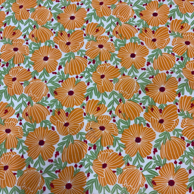 Floral Polycotton