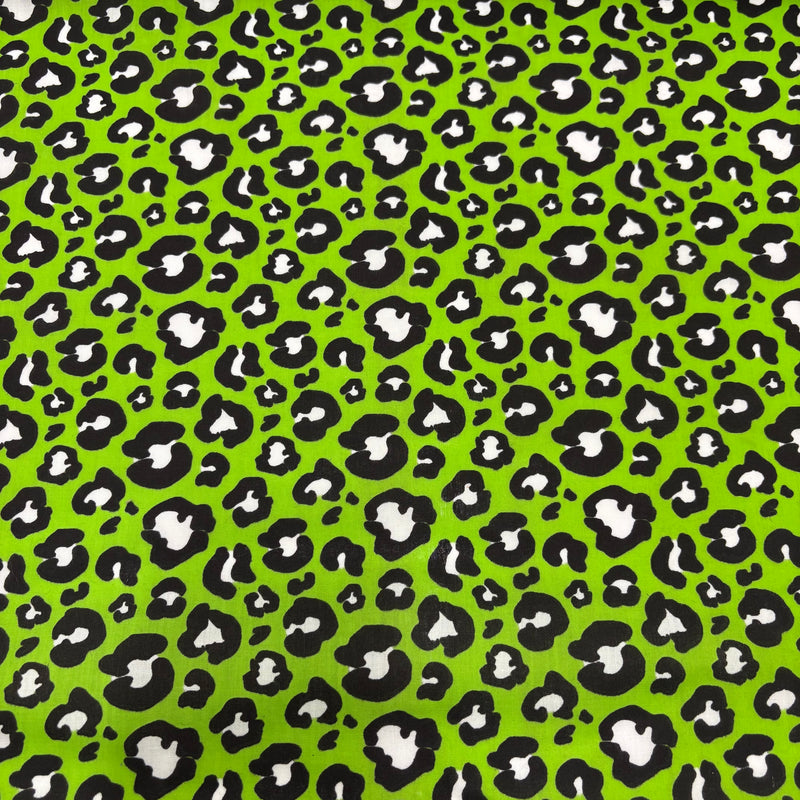 Leopard print Polycotton