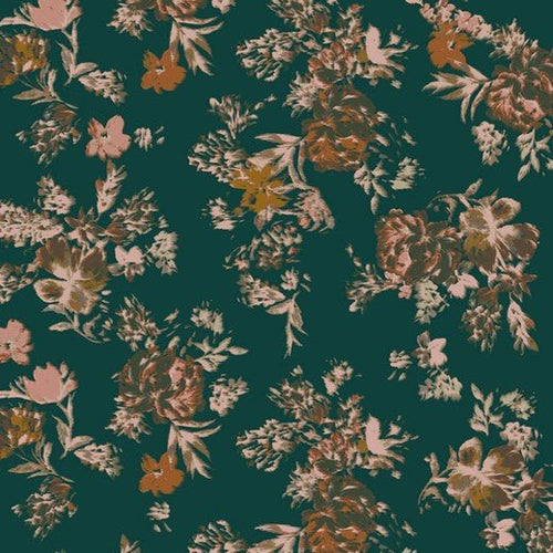 Cotton Jersey - Floral - The Fabric Counter