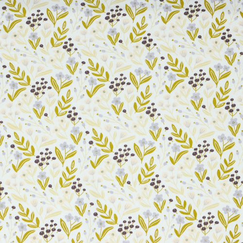 Digital Cotton Jersey - Glitter Floral - The Fabric Counter