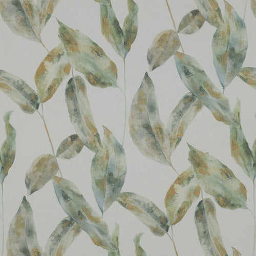 Digital Print Cotton Canvas - Leaves - The Fabric Counter