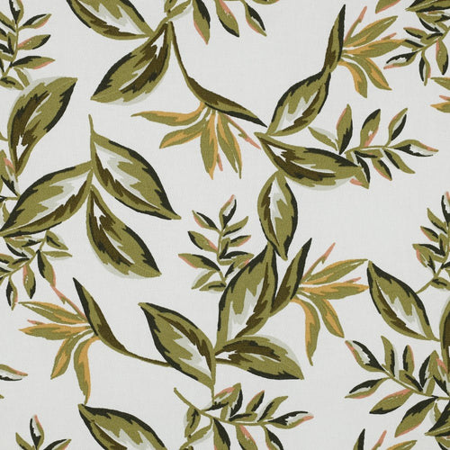 Digital Print Cotton Canvas - Leaves - The Fabric Counter