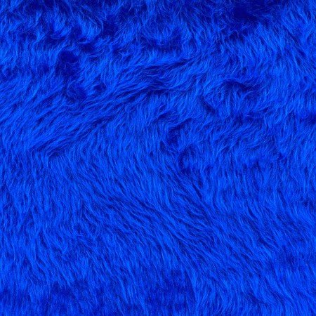 Faux Fun Fur - Cobalt / Royal - The Fabric Counter