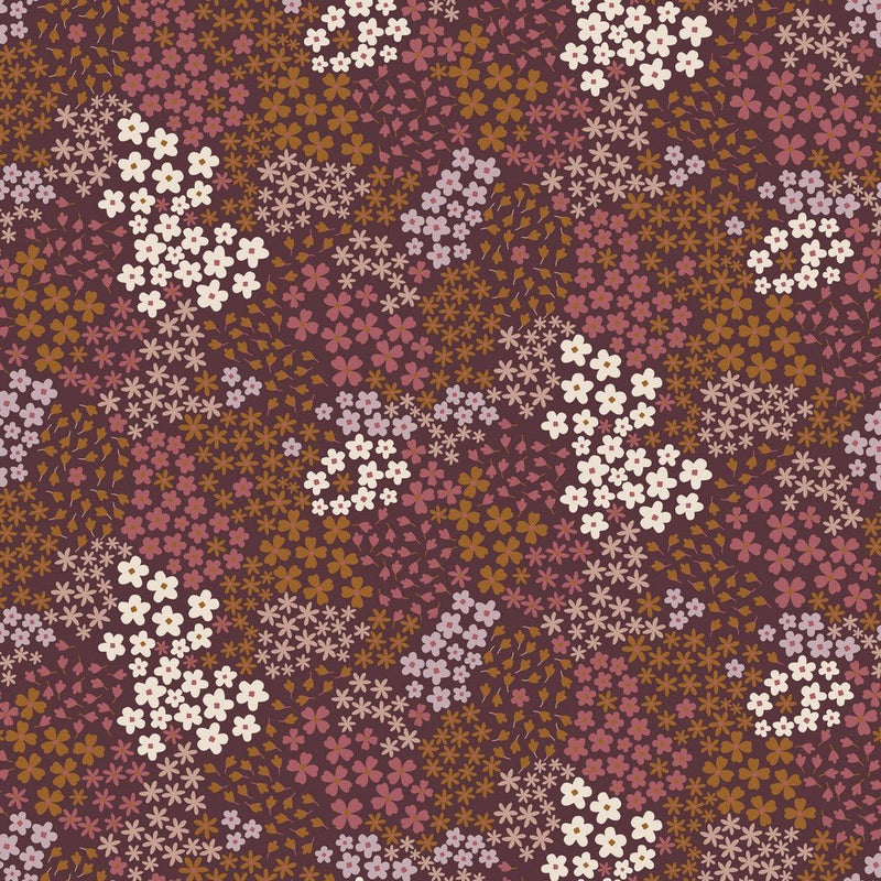 French Terry Cotton Jersey - Ditsy Floral - The Fabric Counter